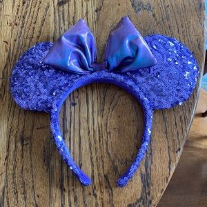 Purple Sequin Minnie Ears